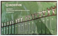 WST0624 Набор ключей комбинированных ROSSVIK 6-24мм, 16шт